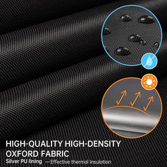 Portable 100% Blackout Blind, DlY No Drill Blinds Blackout with Strong Adhesive & Velcro for Bedroom, Nursery, Loft, RV (79" x 57")