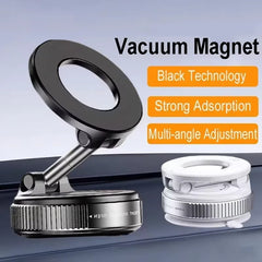 Super Strong Vacuum Magnetic Phone Holder Foldable Design 360°