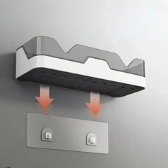 Bathroom Shelf Organizer Shower Storage Rack Black Corner Shelves Wall