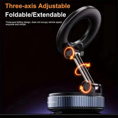 Super Strong Vacuum Magnetic Phone Holder Foldable Design 360°