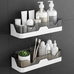 Bathroom Shelf Organizer Shower Storage Rack Black Corner Shelves Wall