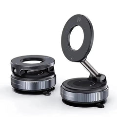 Super Strong Vacuum Magnetic Phone Holder Foldable Design 360°