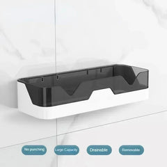 Bathroom Shelf Organizer Shower Storage Rack Black Corner Shelves Wall