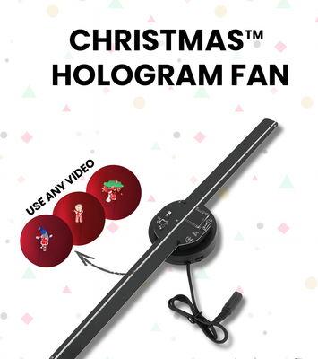 Christmas Hologram Fan