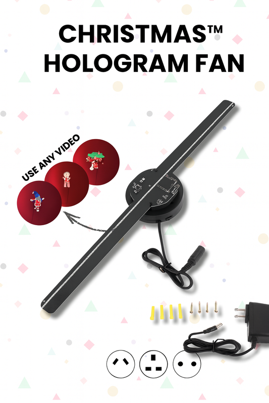 Christmas Hologram Fan