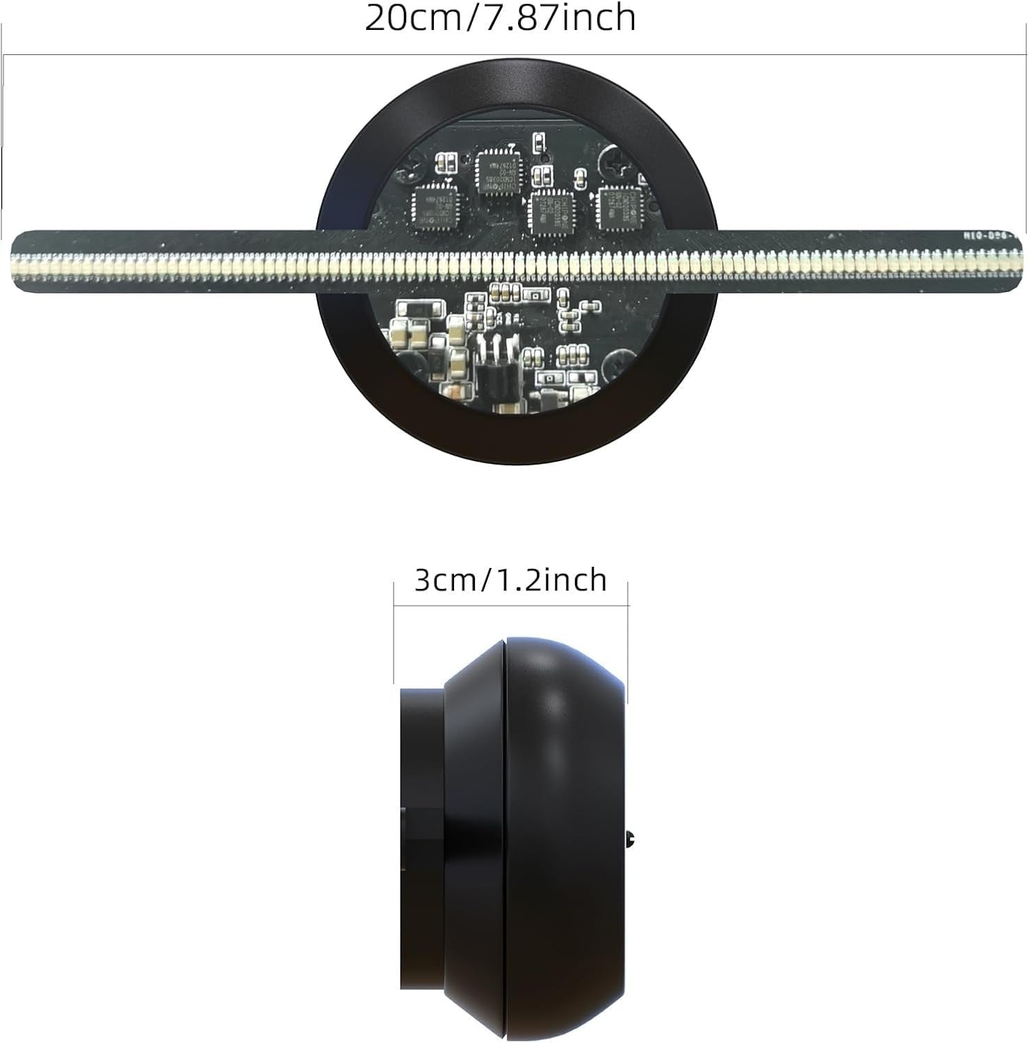 Christmas Hologram Fan