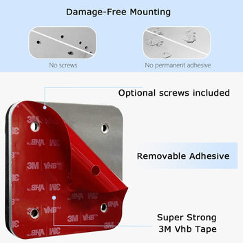 Drill Free Wall Mount Compatible with HY300PRO Mini Projector Ceiling Mount, HY300 PRO Accessories Aluminum Wall Mount Stand