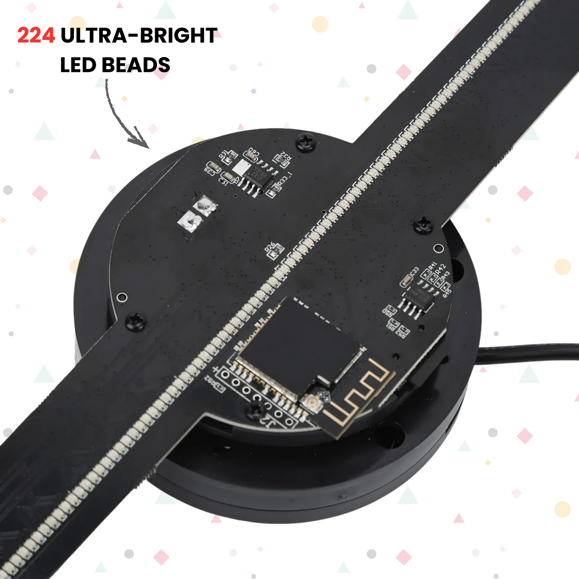 Christmas Hologram Fan