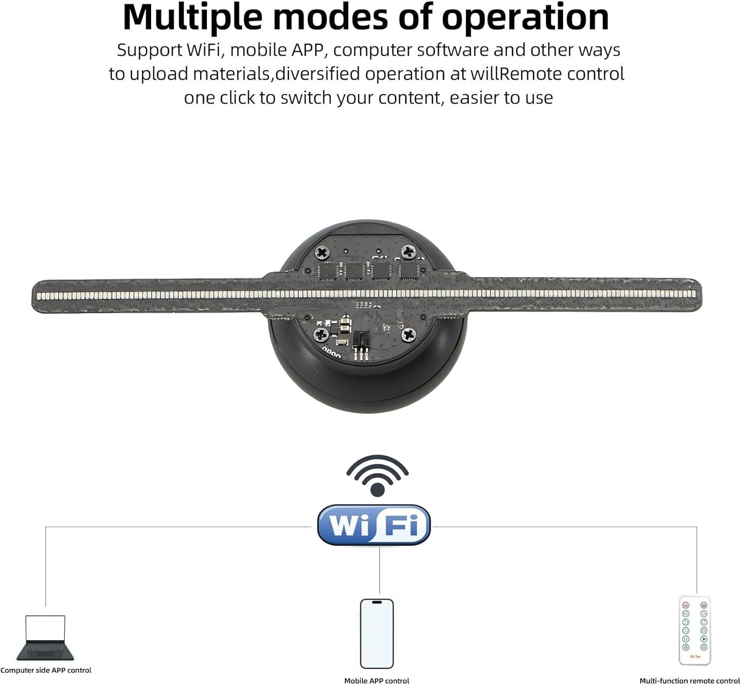 Christmas Hologram Fan