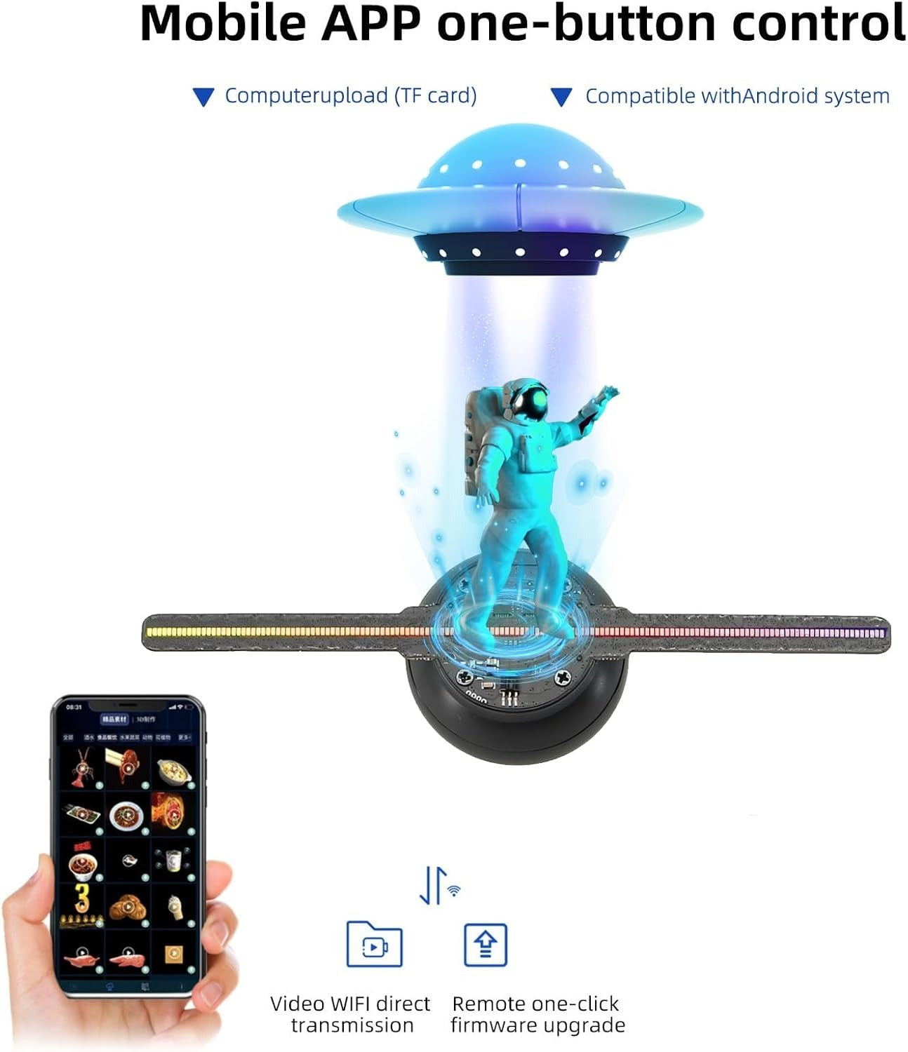 Christmas Hologram Fan