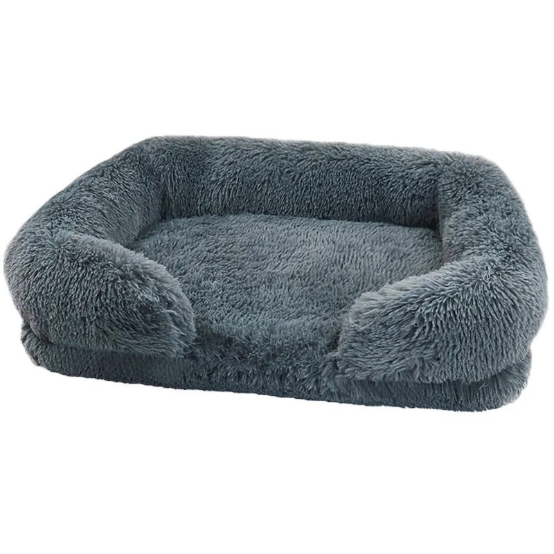 Dog Bed Dog Plush Pet Bed Winter Thickened Pad Dog Sleeping Bed Sofa