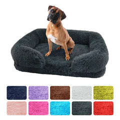 Dog Bed Dog Plush Pet Bed Winter Thickened Pad Dog Sleeping Bed Sofa