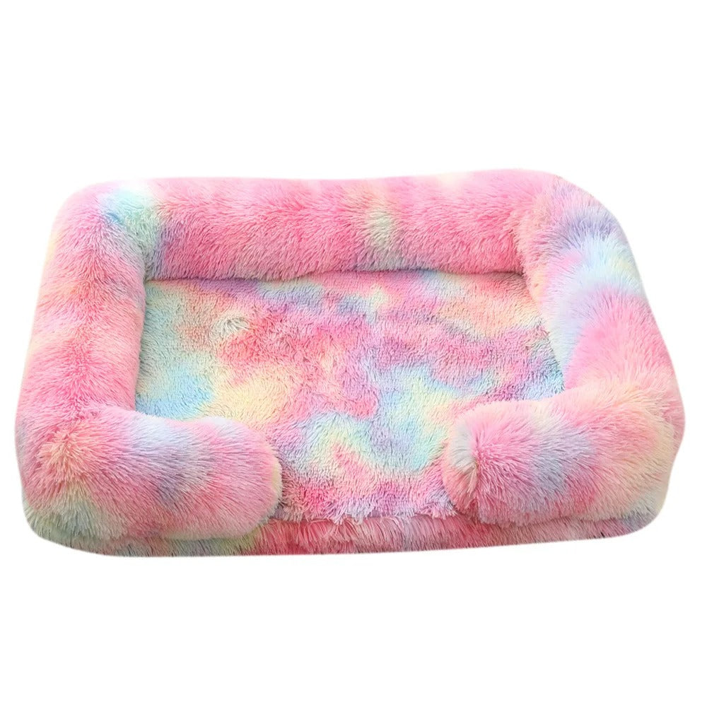 Dog Bed Dog Plush Pet Bed Winter Thickened Pad Dog Sleeping Bed Sofa