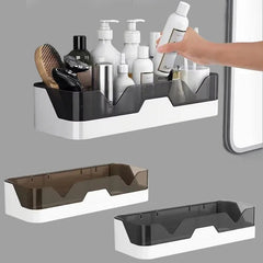 Bathroom Shelf Organizer Shower Storage Rack Black Corner Shelves Wall