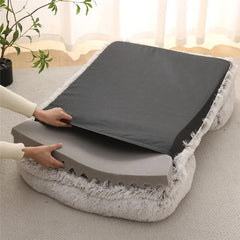 Dog Bed Dog Plush Pet Bed Winter Thickened Pad Dog Sleeping Bed Sofa