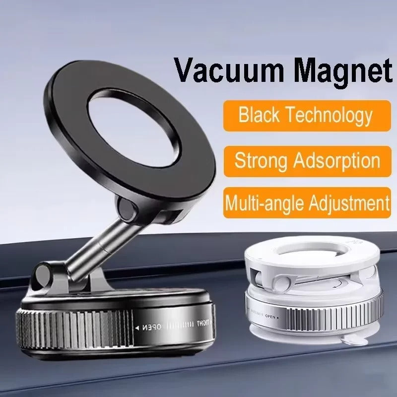 Super Strong Vacuum Magnetic Phone Holder Foldable Design 360°