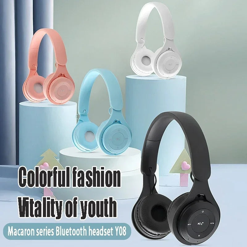 Y08 wireless Bluetooth earphones noise reduction wired Bluetooth earphones